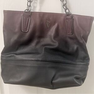 SIMPLY VERA WANG Purple ombré Purse Tote Bag GREAT CONDITION